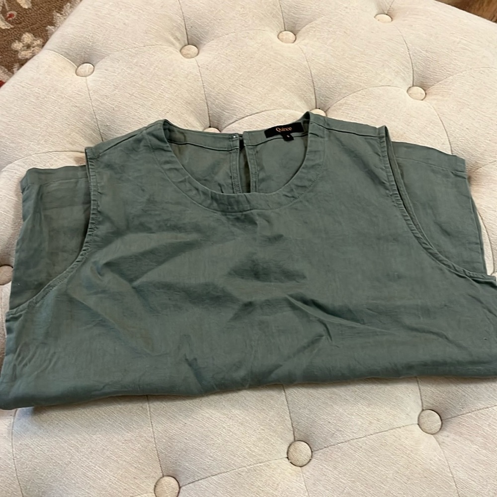 Quince linen tank